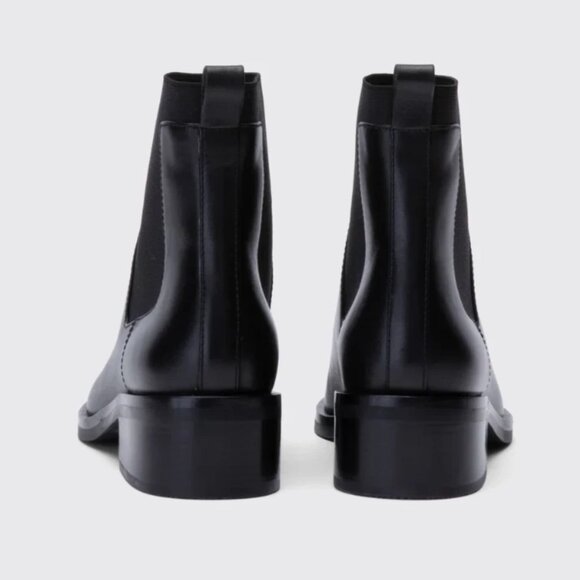 NEW IN BOX Philip Lim Alexa 40MM block heel Chelsea Boots size 41 leather black - Picture 3 of 4